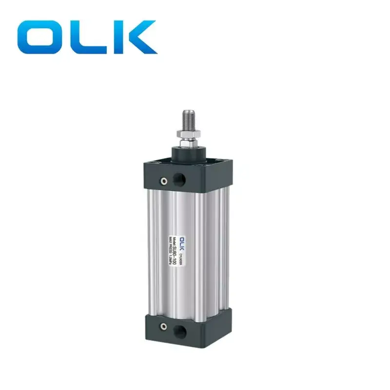 Qual é a faixa de temperatura do ambiente de trabalho do cilindro padrão da série SU?