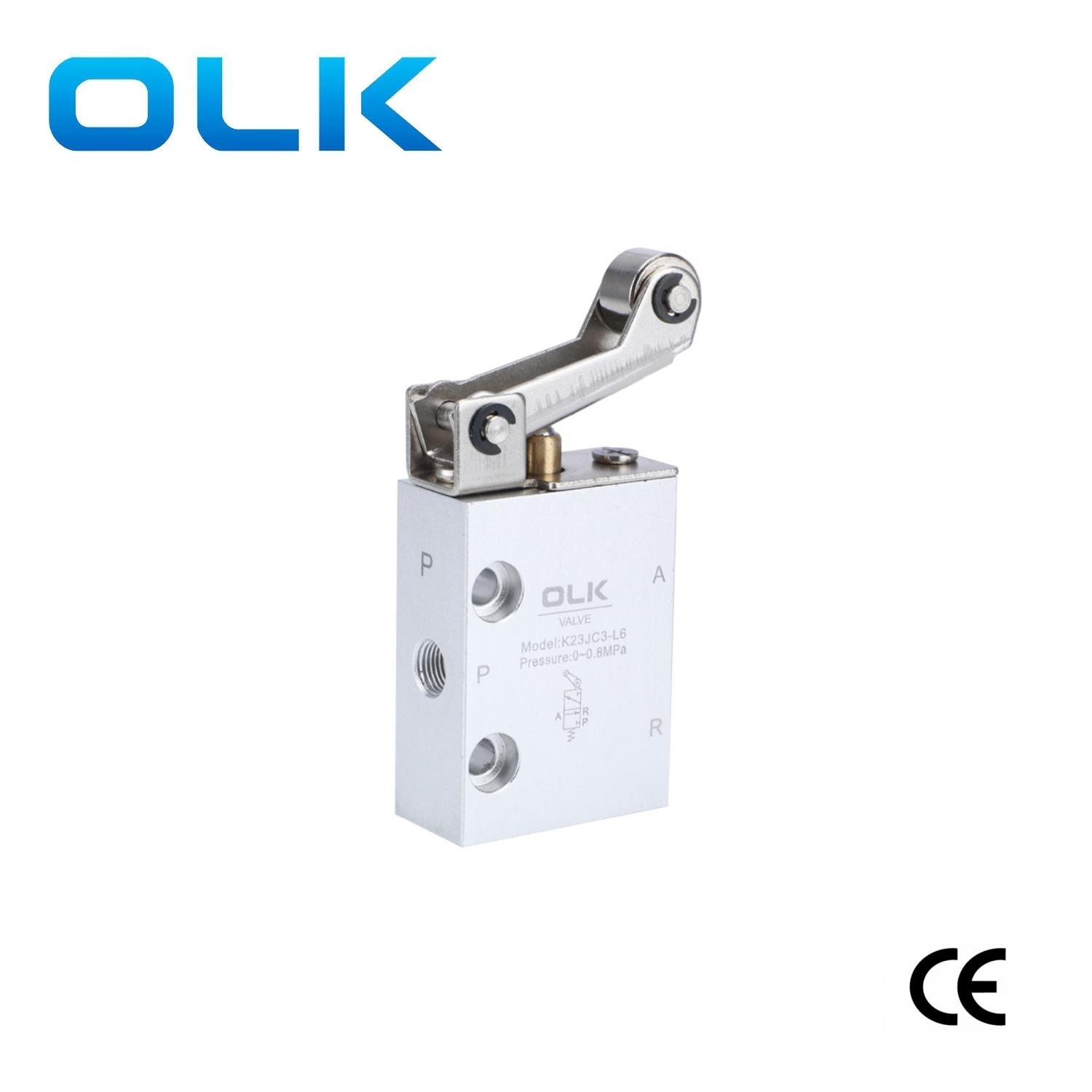 Válvula mecânica do rolo K23JC3-L6 3 Vias