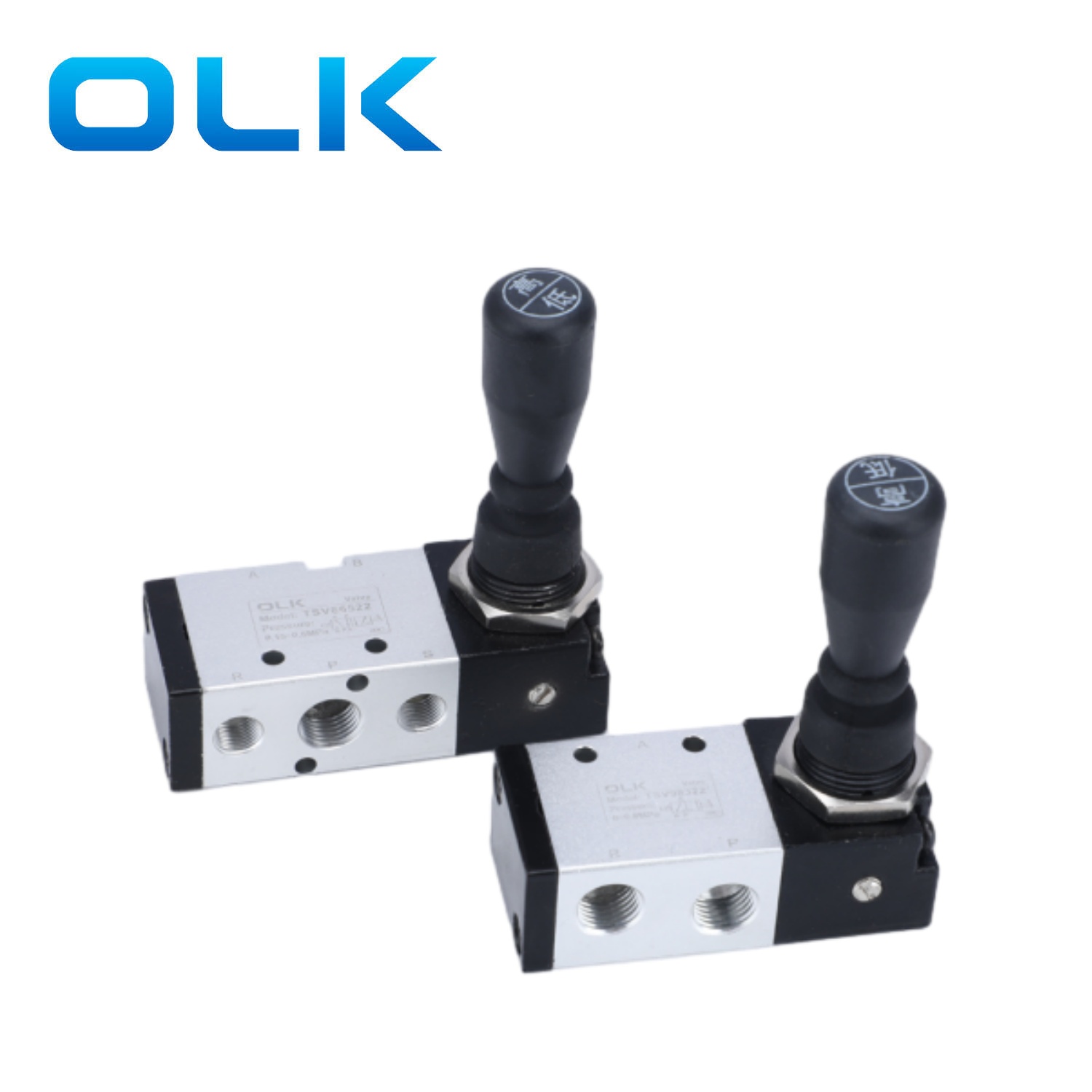 Válvula de alavanca série TSV de 3 vias e 5 vias